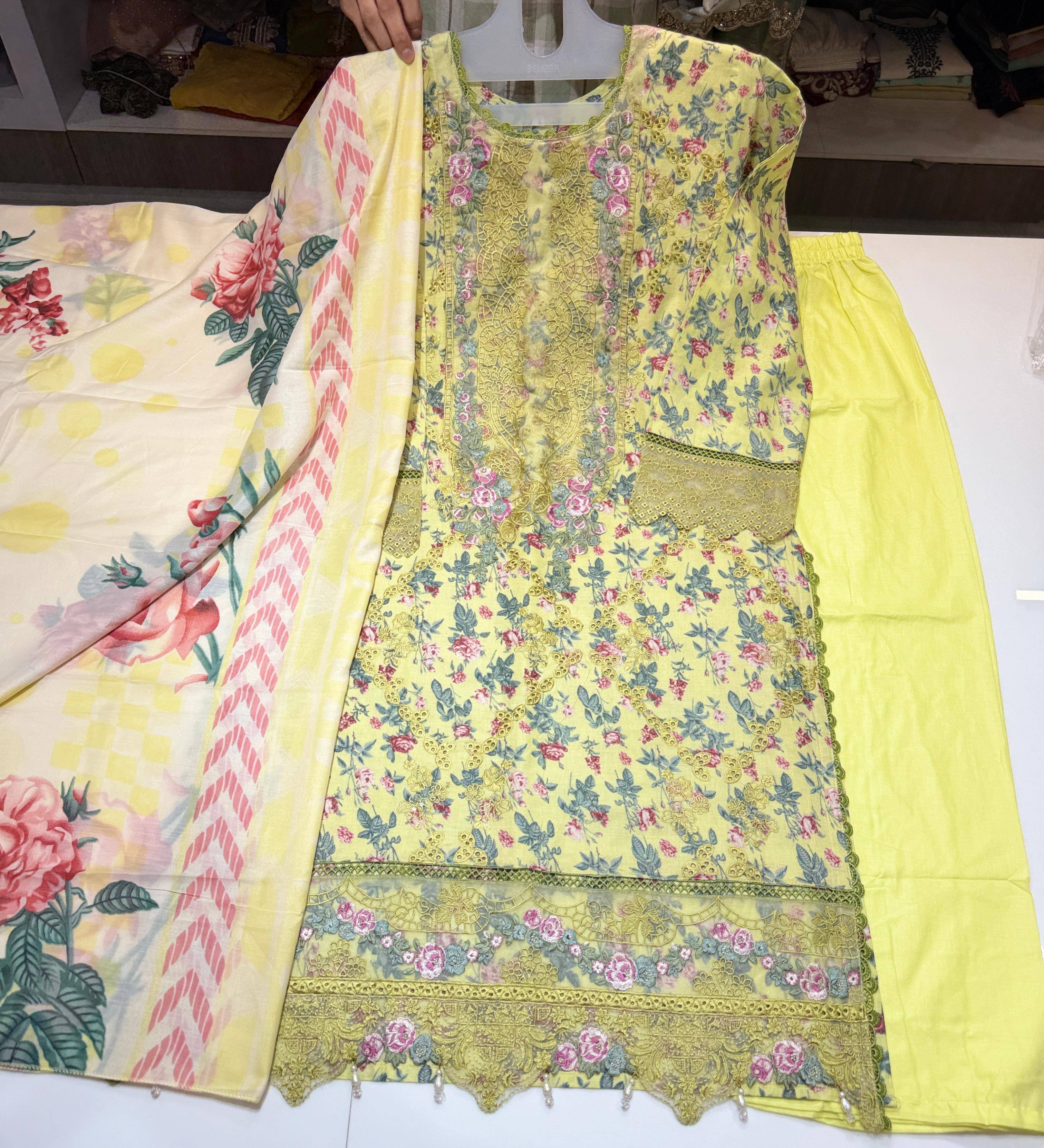 ELAF CHIKANKARI By DEEPSY SUITS Beautiful Pakistani Suits Colorful Stylish Fancy Ethnic Wear Cotton Dresses At Wholesale